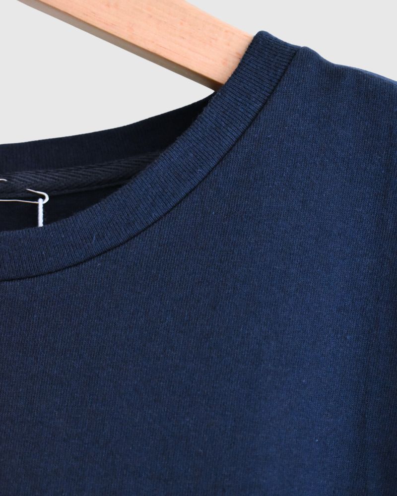Cutoff Drawstring Tee in Navy