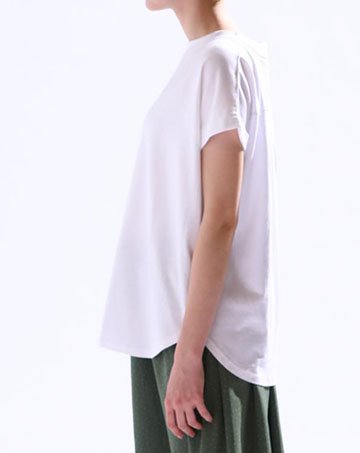 ROLLUP SLEEVE TOPS 'FERRIO' in OffWhite