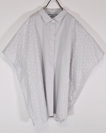 Shirt Collar Box Pullover Embroidered Melukki