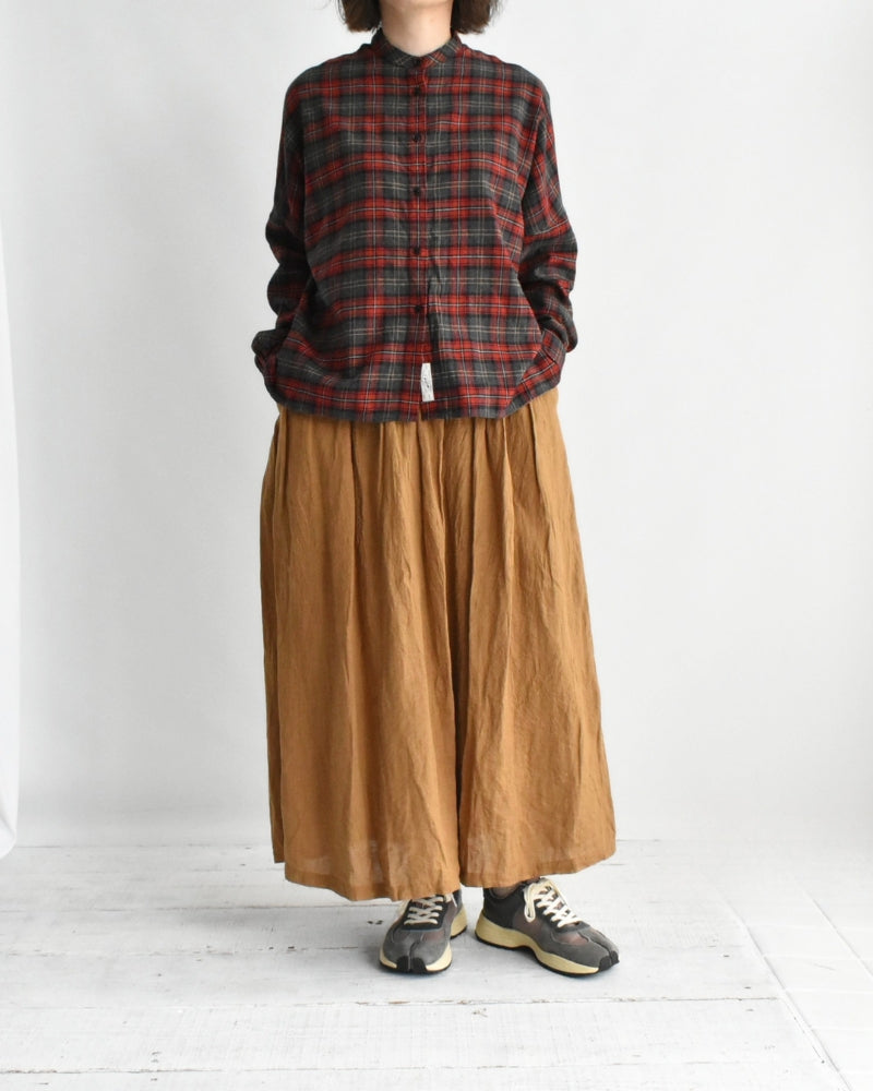 Oversized Shirt in Red Check