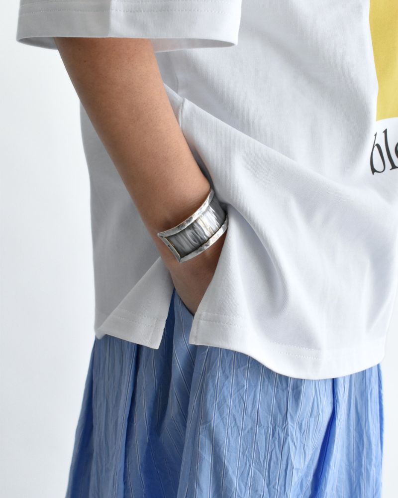 2-Way Graphic Print T-shirt in OffWhite