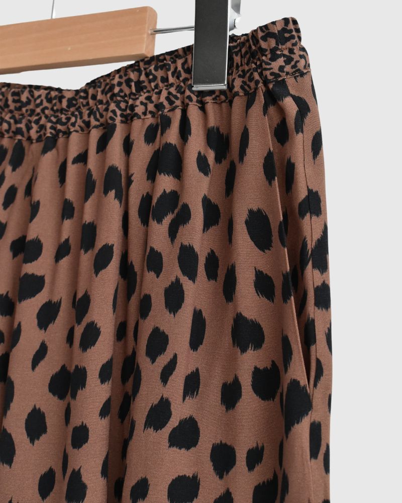 IPEKER Print Pants in Leopard B
