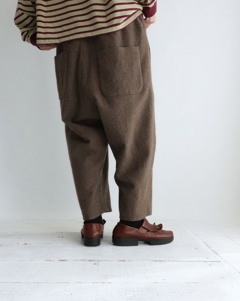 Wool Pants in Brown