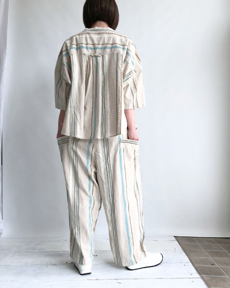 Striped Print Pants in Kinari