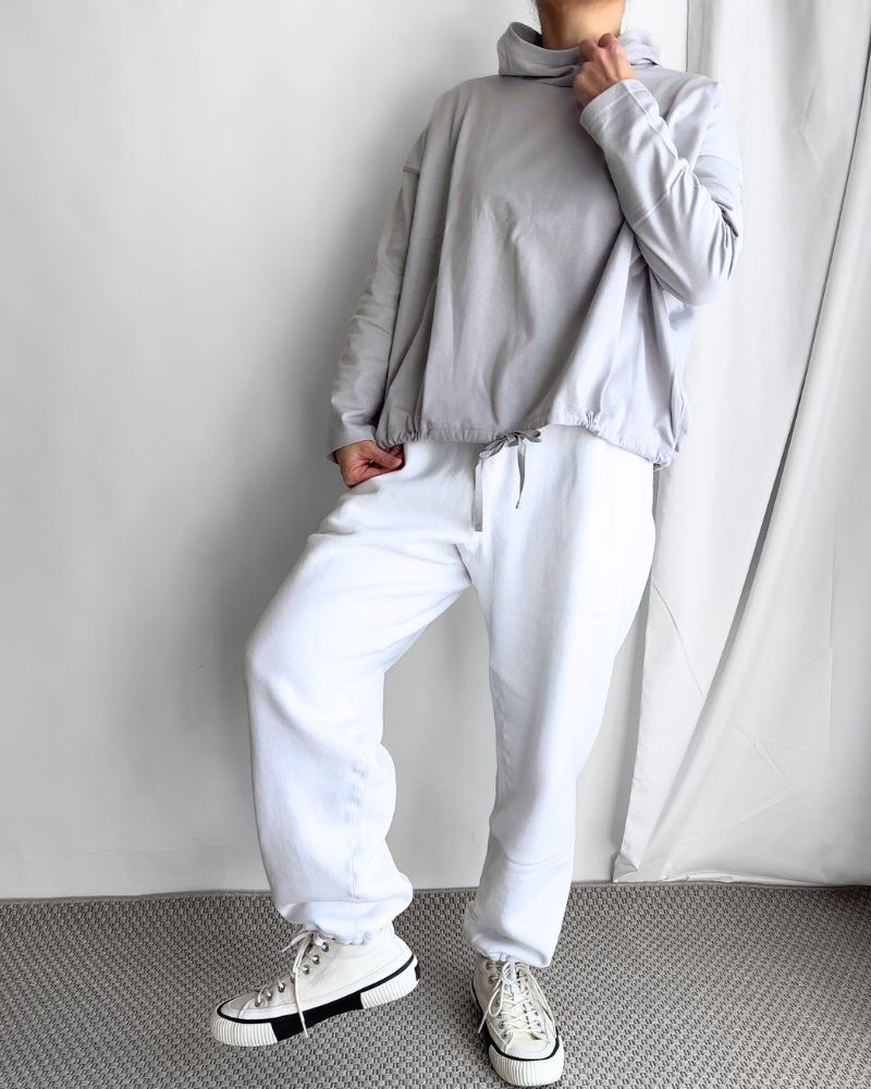 Drawstring Hoodie Pullover in LightGray