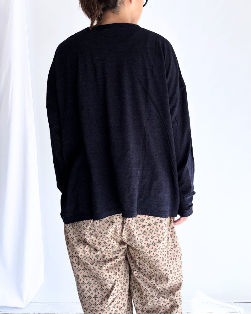 Jersey loose pullover