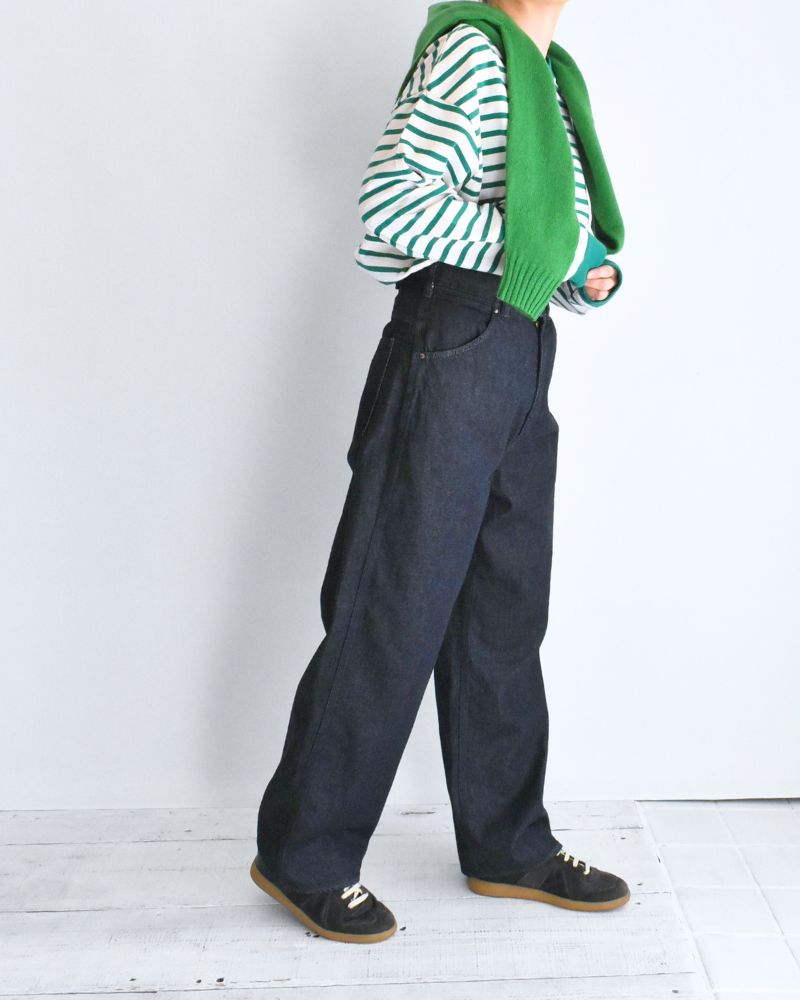 Loose Painter Denim Pants in OneWash