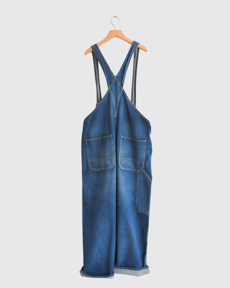 Denim Overalls in Denim