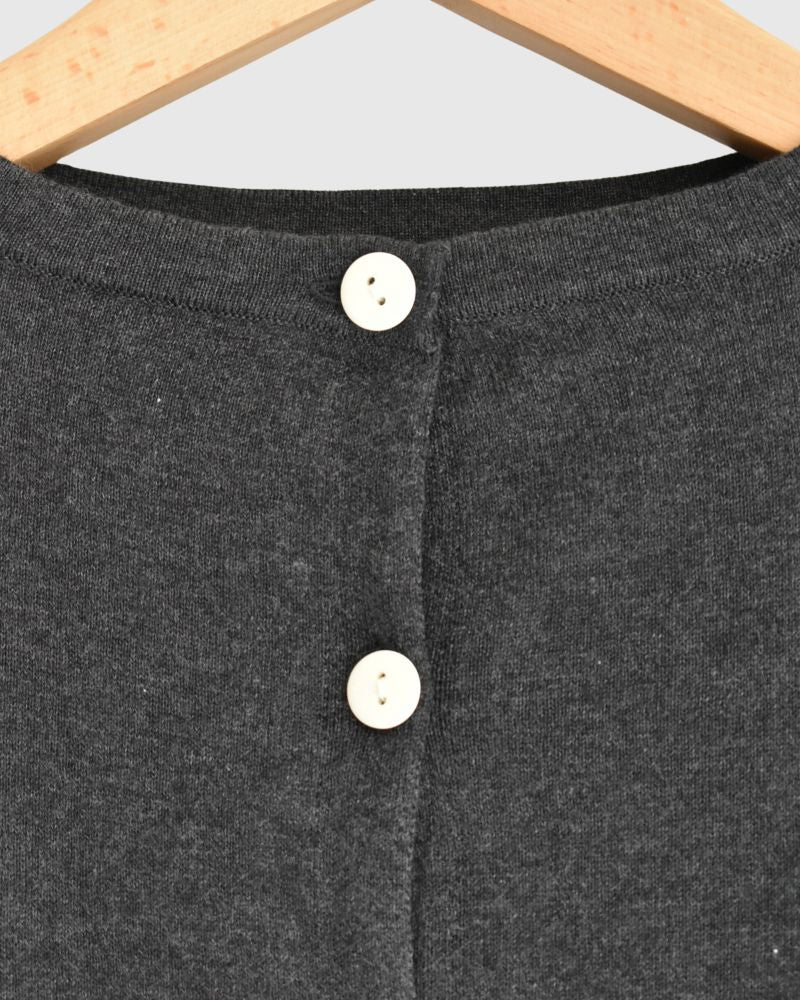 5COLOR 2WAY Cardigan in CharcoalGray