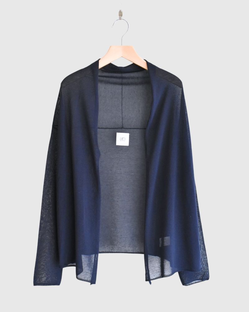 Modal knit cache-coeur in DarkNavy