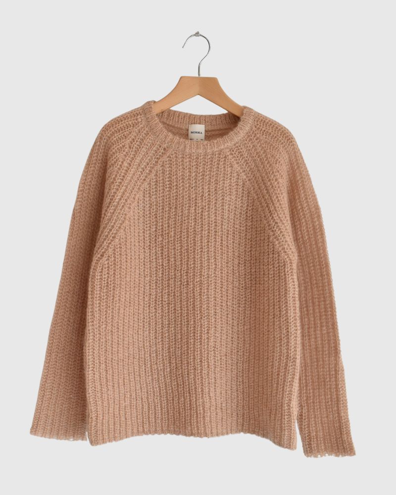 Mohair pullover in PinkBeige