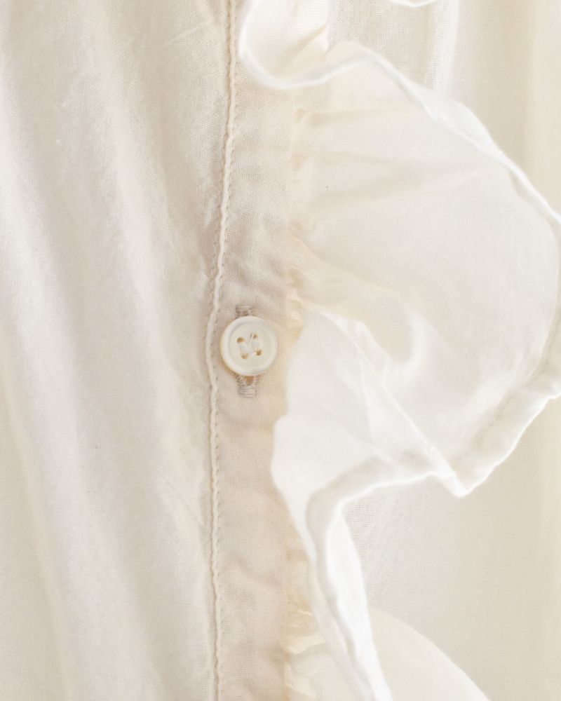 Frill Blouse in Kinari