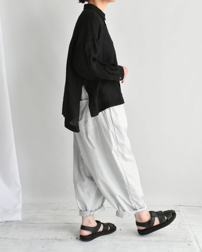 Combed Broad Slow Pants in SilverGray