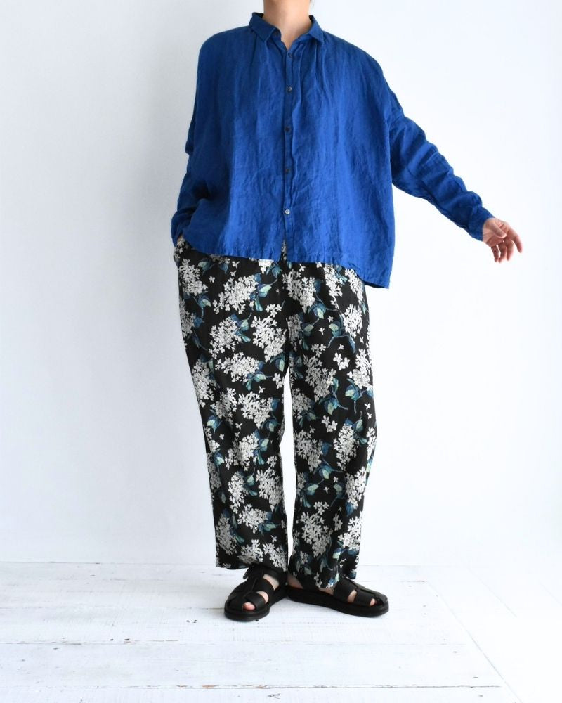 French Linen Shirt in Blue