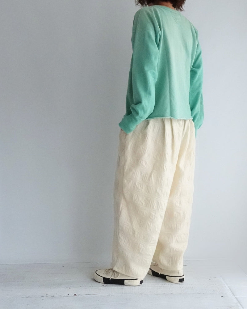 Vintage Sweat Double Gusset Pullover in LightGreen