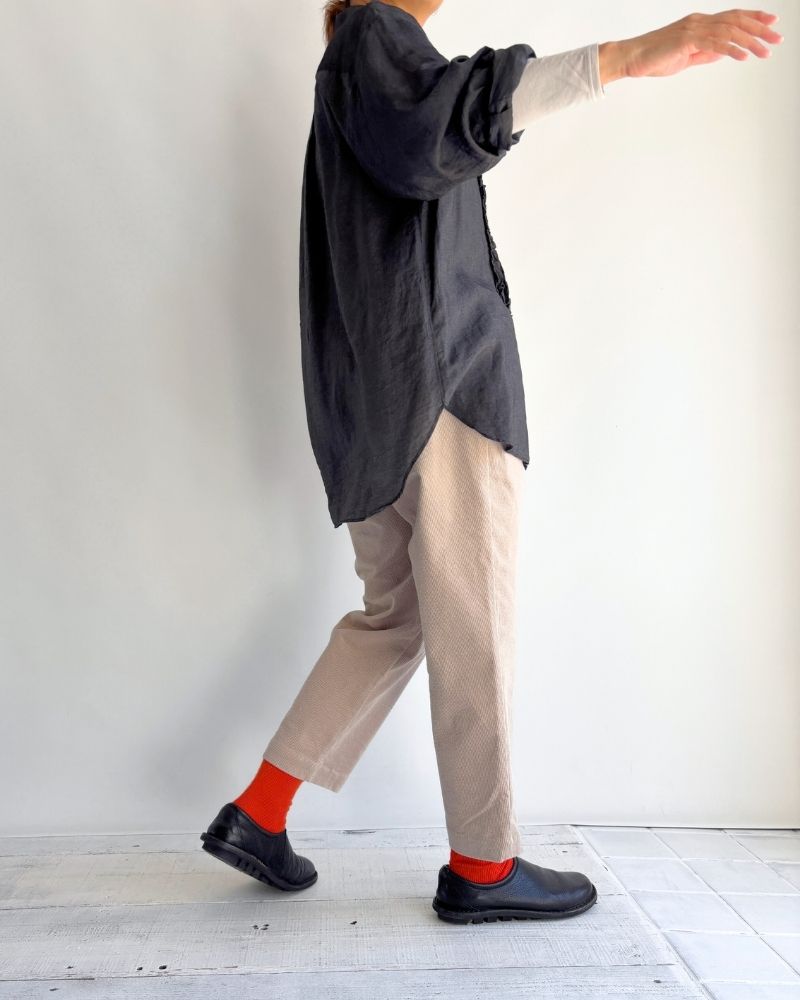 11WALE CORDUROY EASY TAPERED PANTS in Beige
