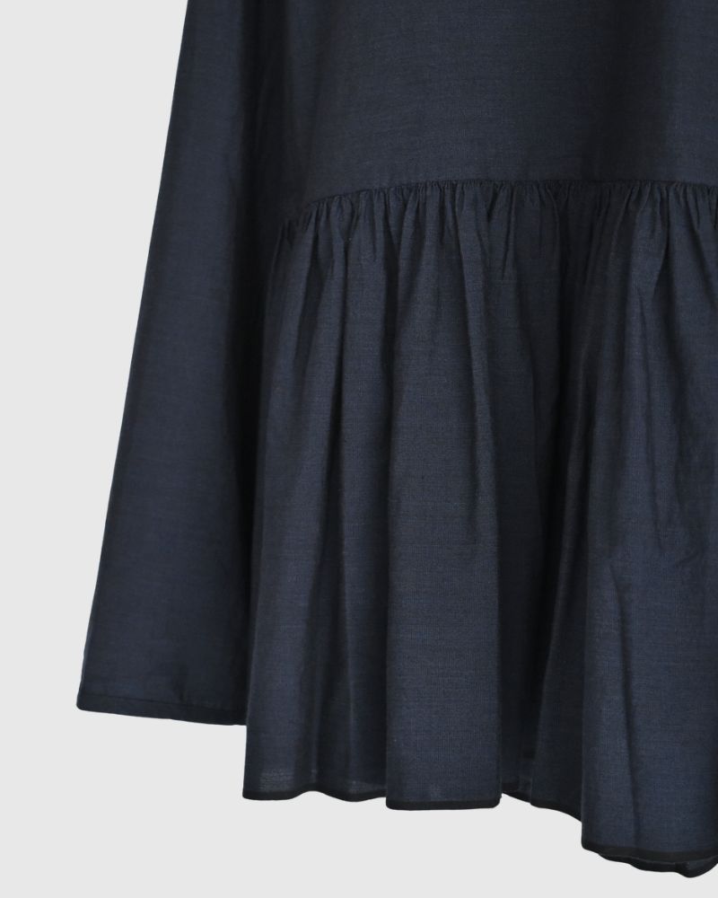 Handwoven Cotton Hakeme Cache-coeur in DarkNavy