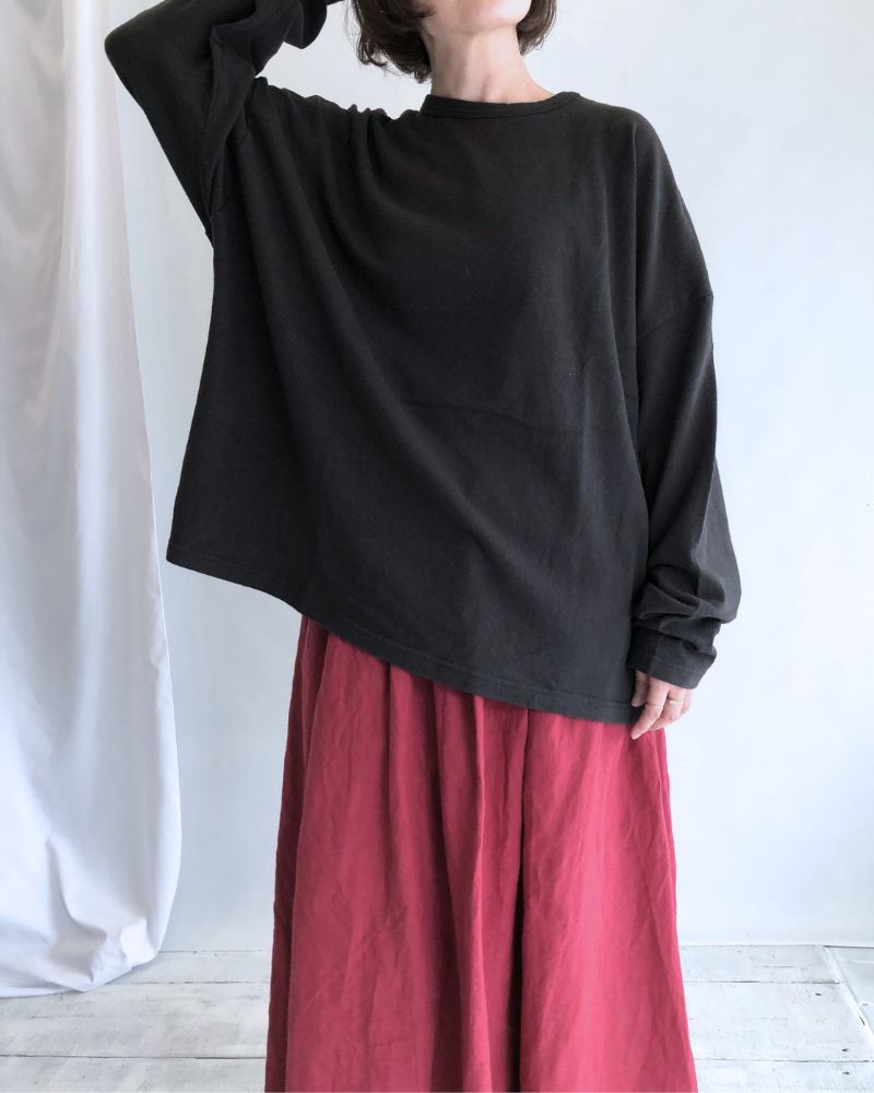 Jersey loose pullover