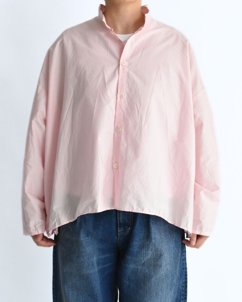 Back Gathered Blouse in Pink