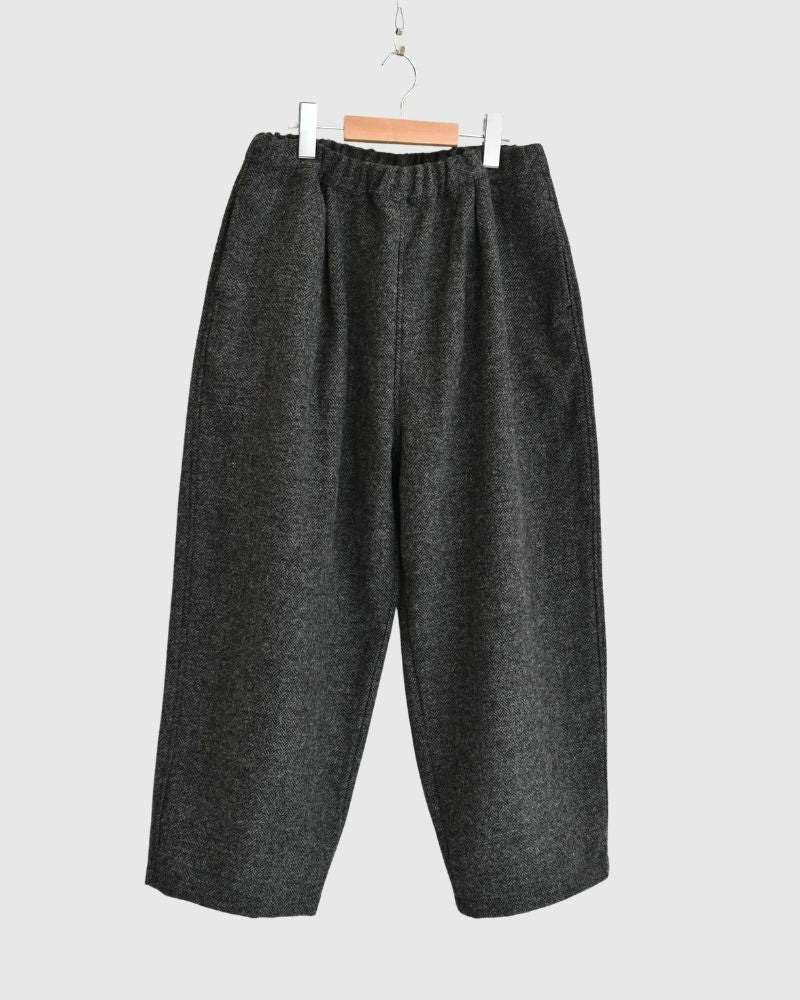 WOOL KUNG FU PANTS type II in Black
