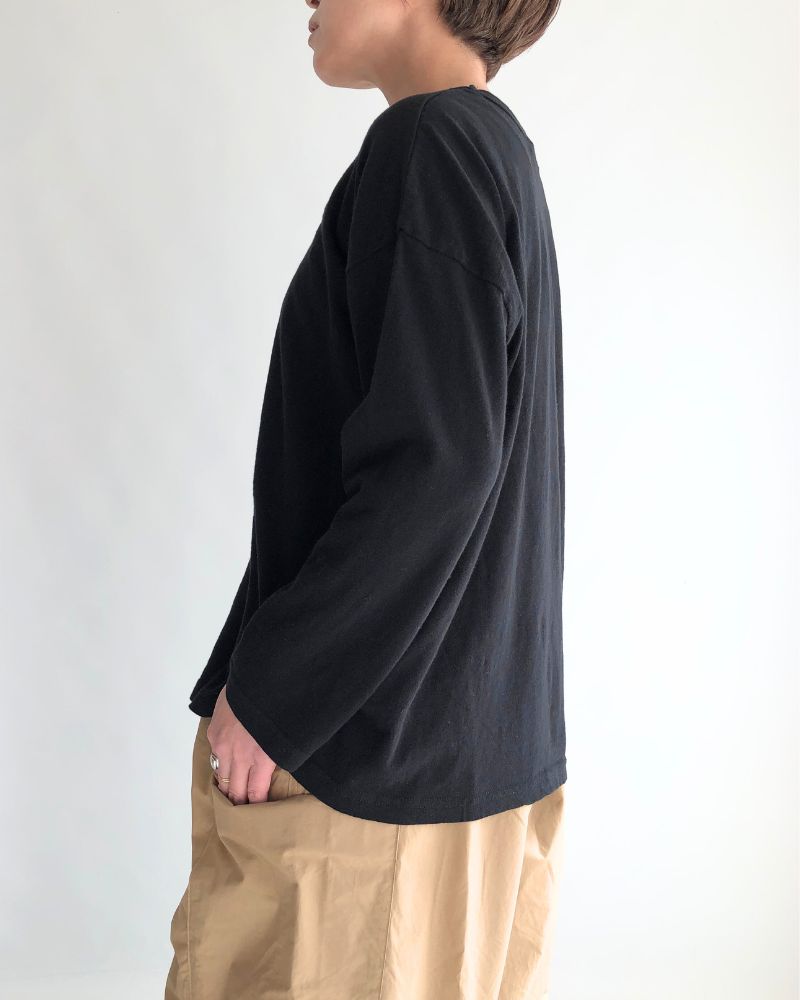 Jersey Pullover in Black