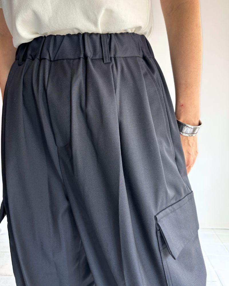 CLOVER-TRO Cargo Pants in Navy