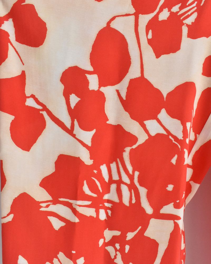 Ipeker Print Easy Pants in Orange