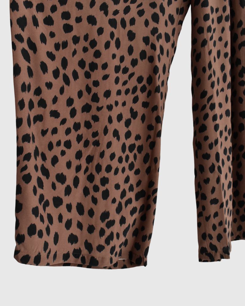 IPEKER Print Pants in Leopard B