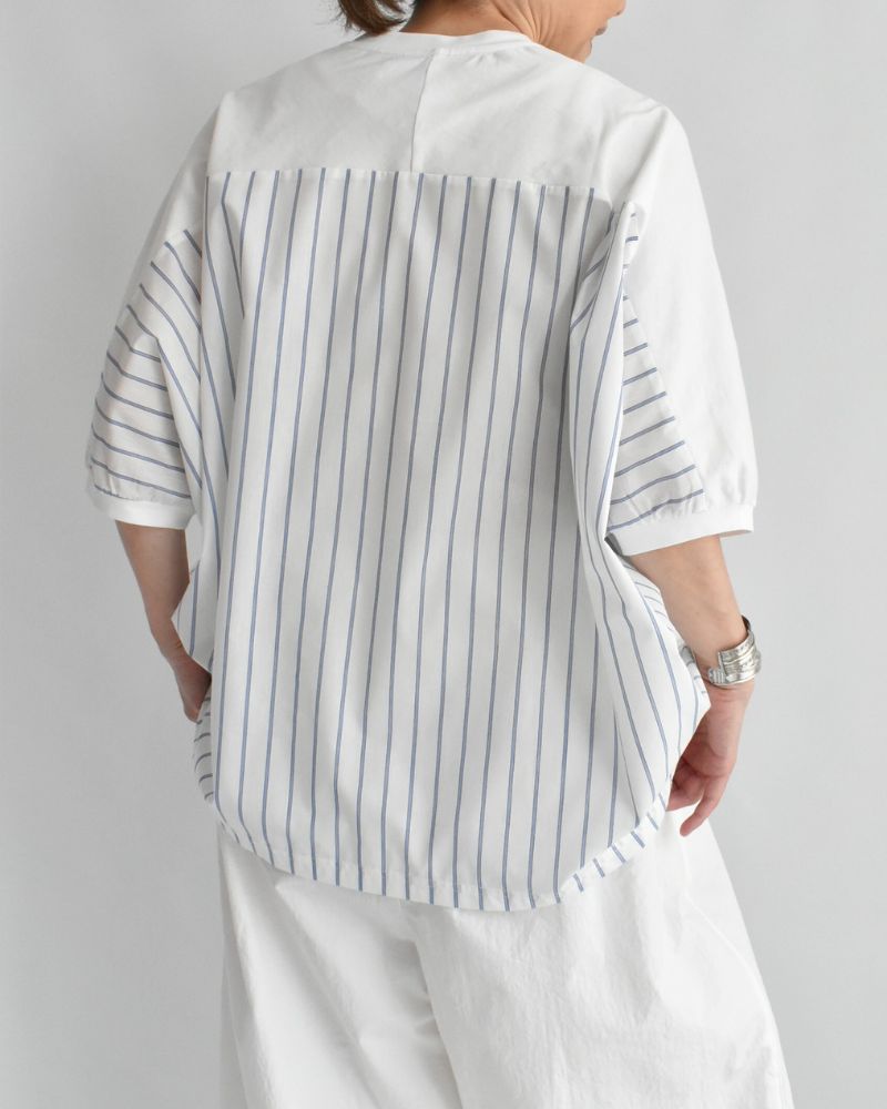 Design combination top 'SALOW' in OffWhite