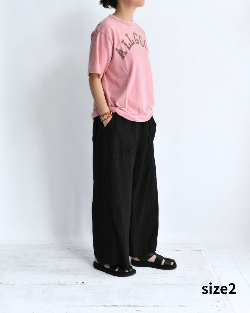 Vintage Cotton Jersey ALL GOOD T-Shirt in Pink