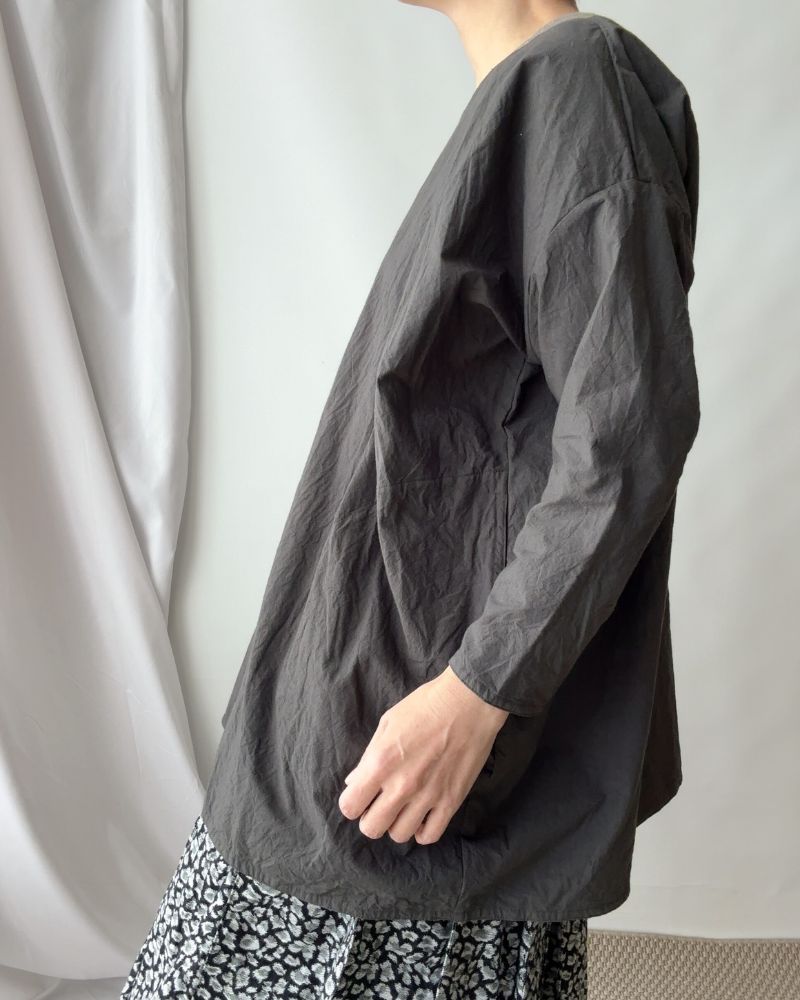 PLAIN TUNIC in CharcoalGray