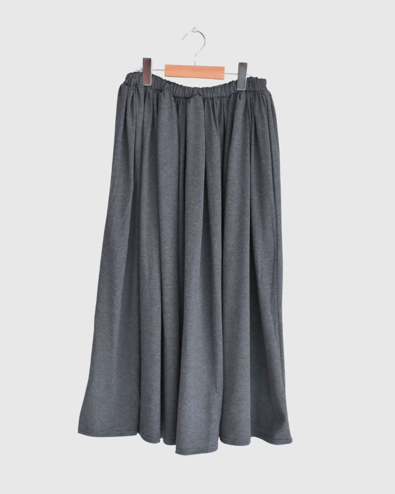 UV Protection Gathered Skirt in Charcoal