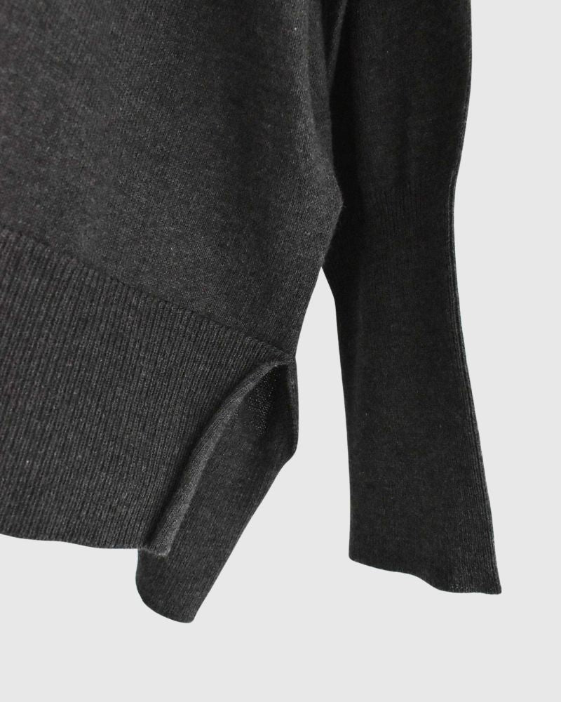 5COLOR 2WAY Cardigan in CharcoalGray
