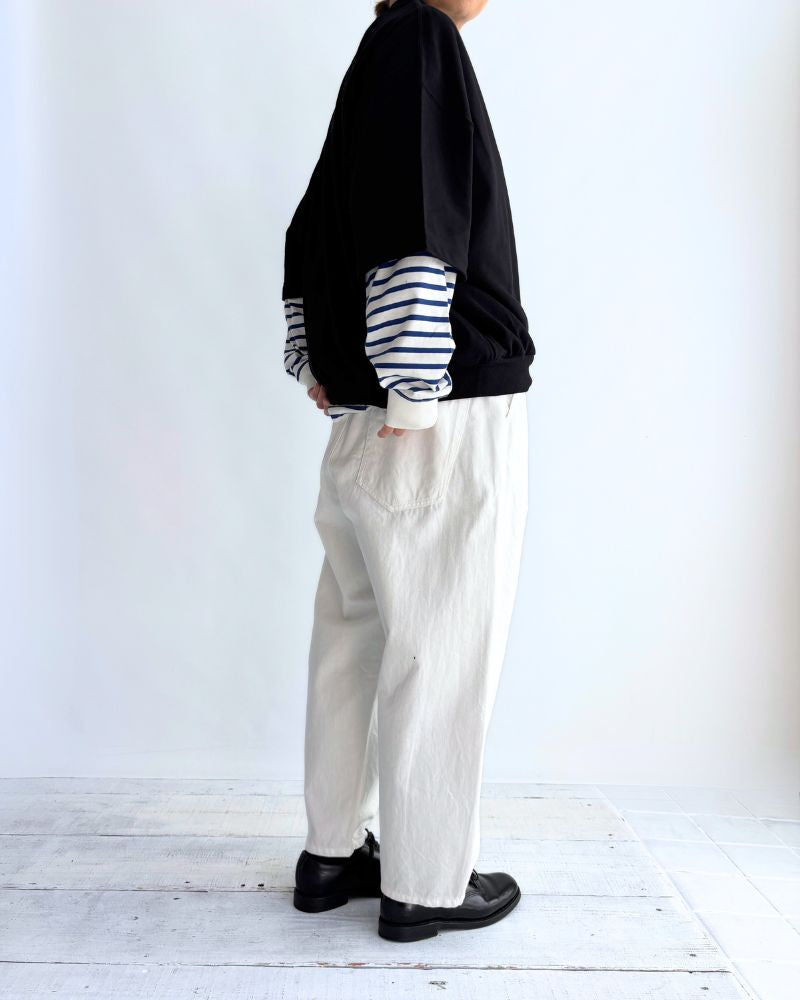 Sweat Cocoon Vest in Black