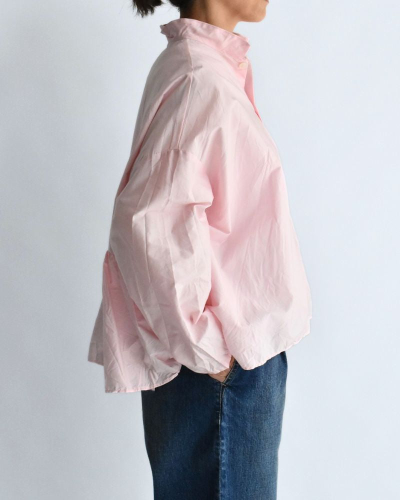 Back Gathered Blouse in Pink