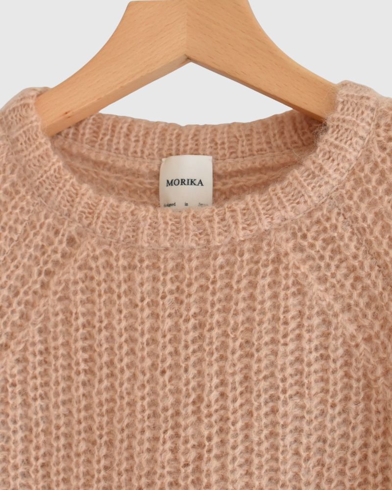 Mohair pullover in PinkBeige