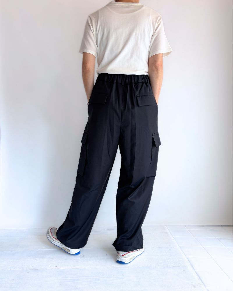 CLOVER-TRO Cargo Pants in Navy