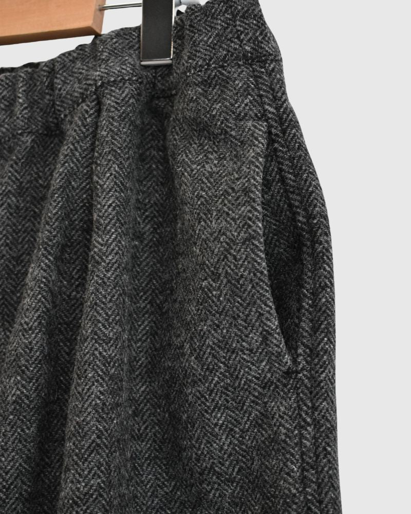 WOOL KUNG FU PANTS type II in Black