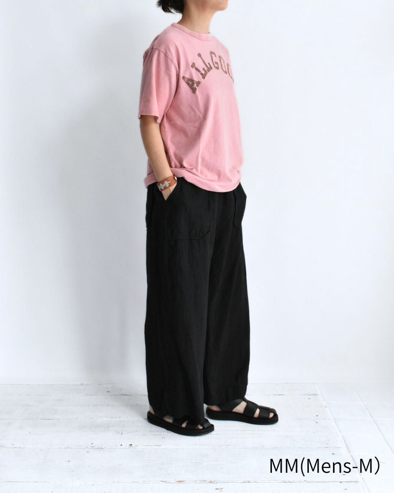 Vintage Cotton Jersey ALL GOOD T-Shirt in Pink