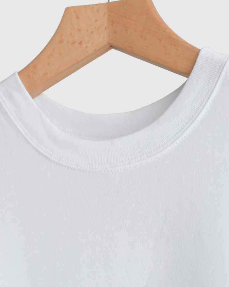 Sleeveless dress in White