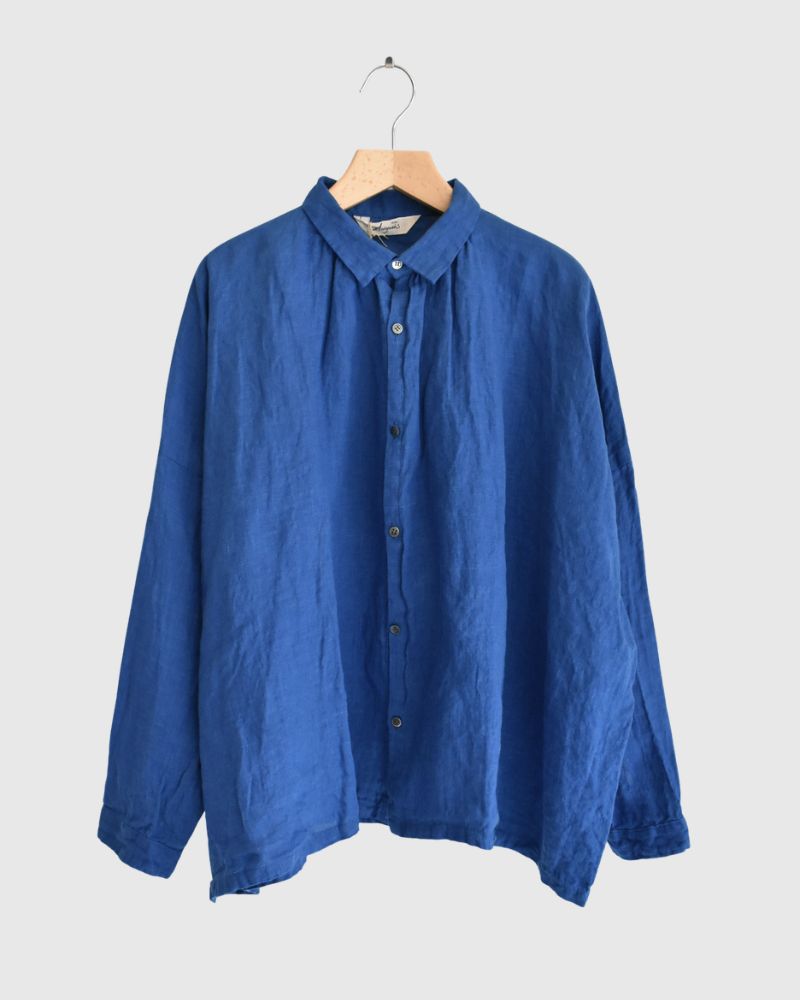 French Linen Shirt in Blue