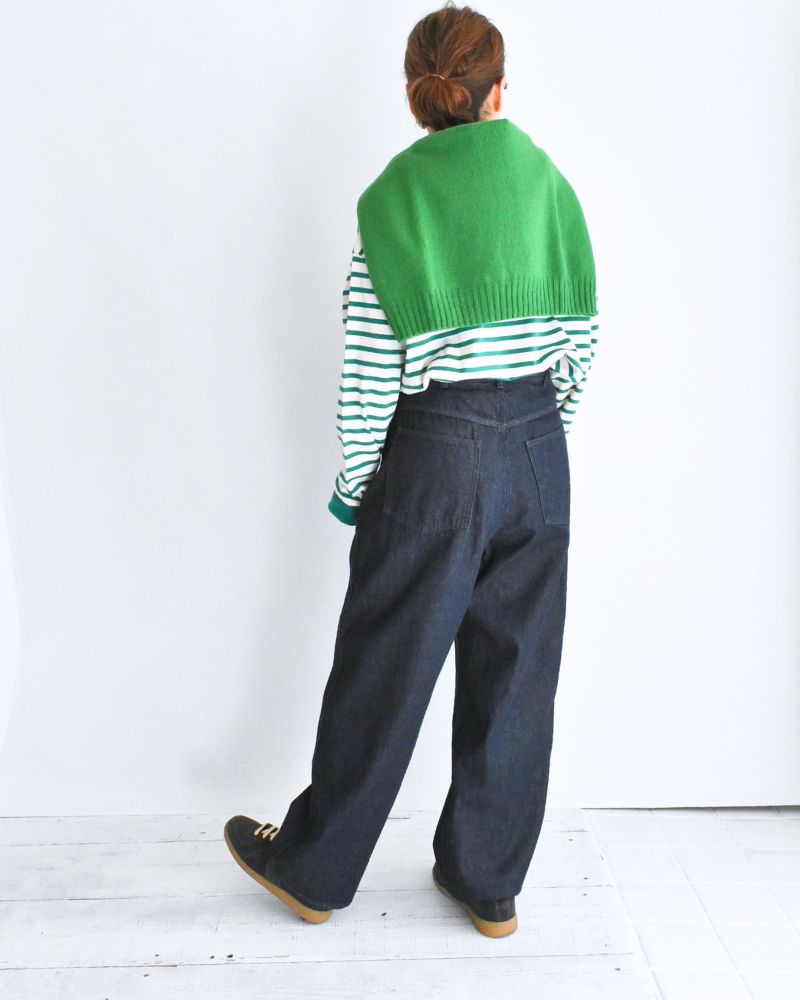 Loose Painter Denim Pants in OneWash