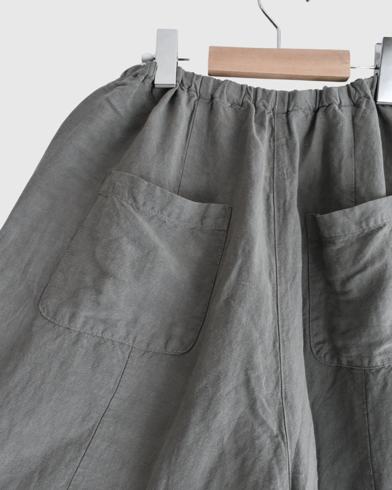 Linen Viscose Charlie Pants in Gray