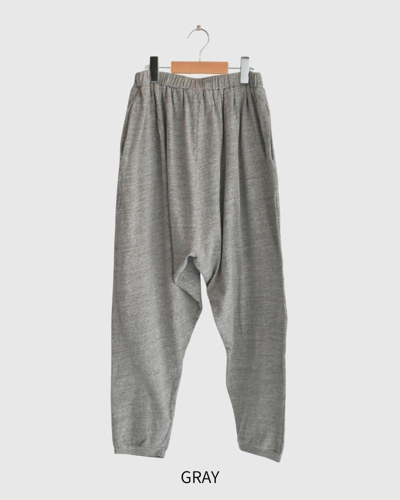 Jersey sarouel pants in Gray