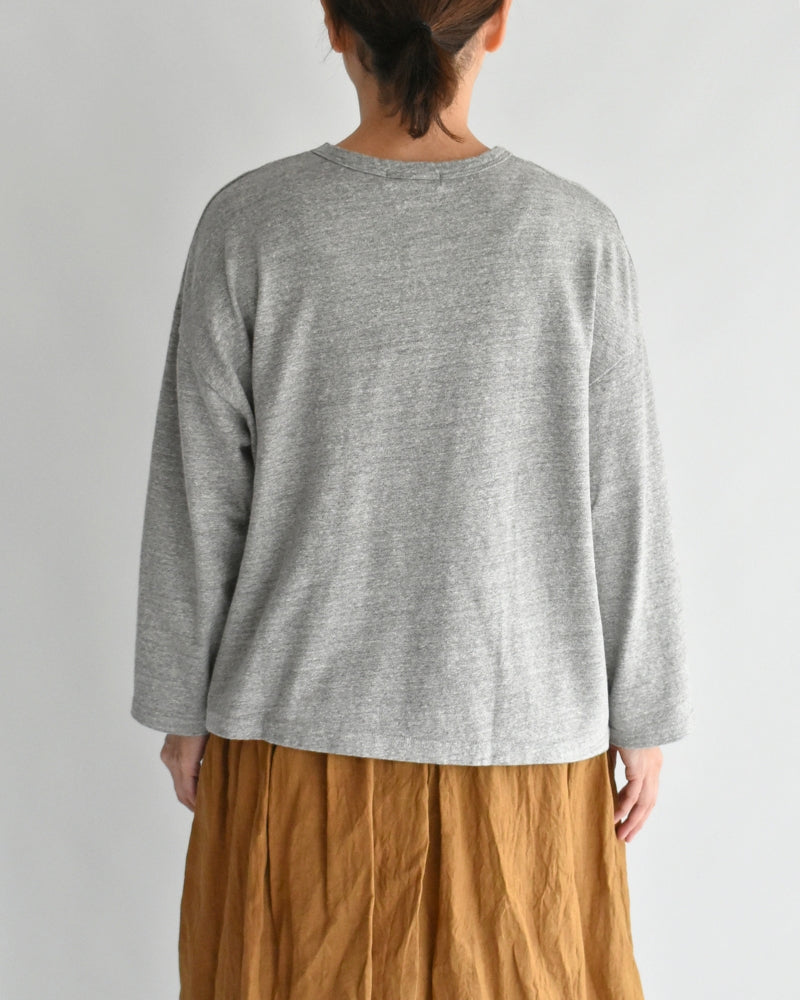 Jersey Pullover in Gray