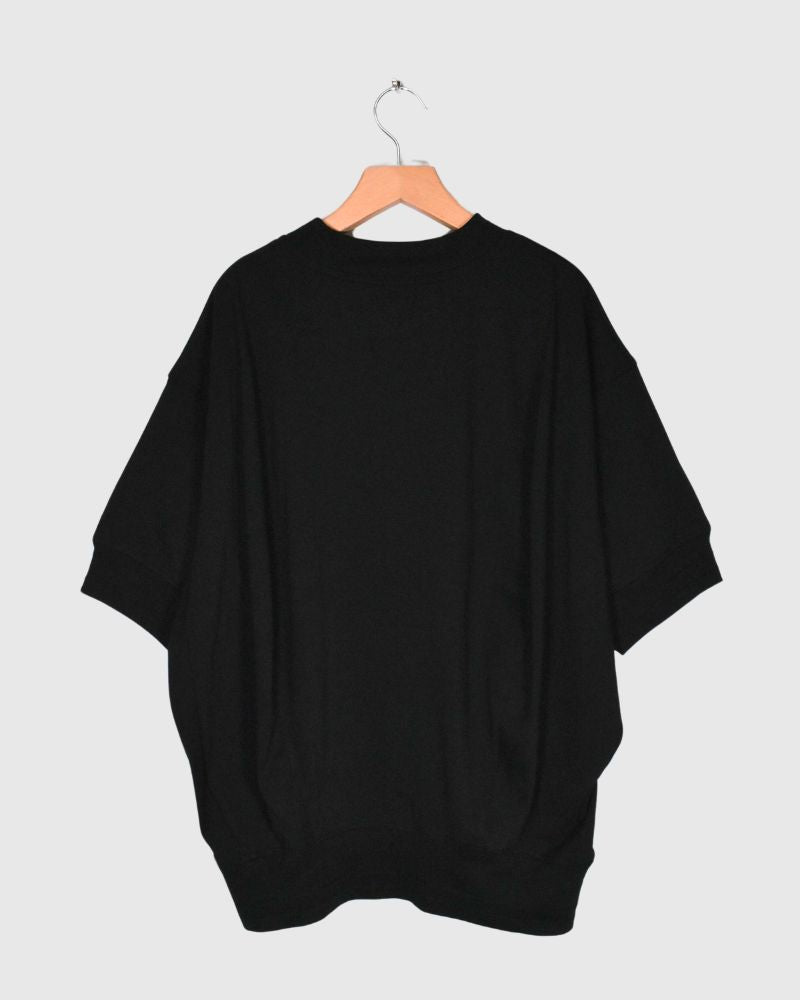 BACK BALLOON TEE 'SEKER' in Black