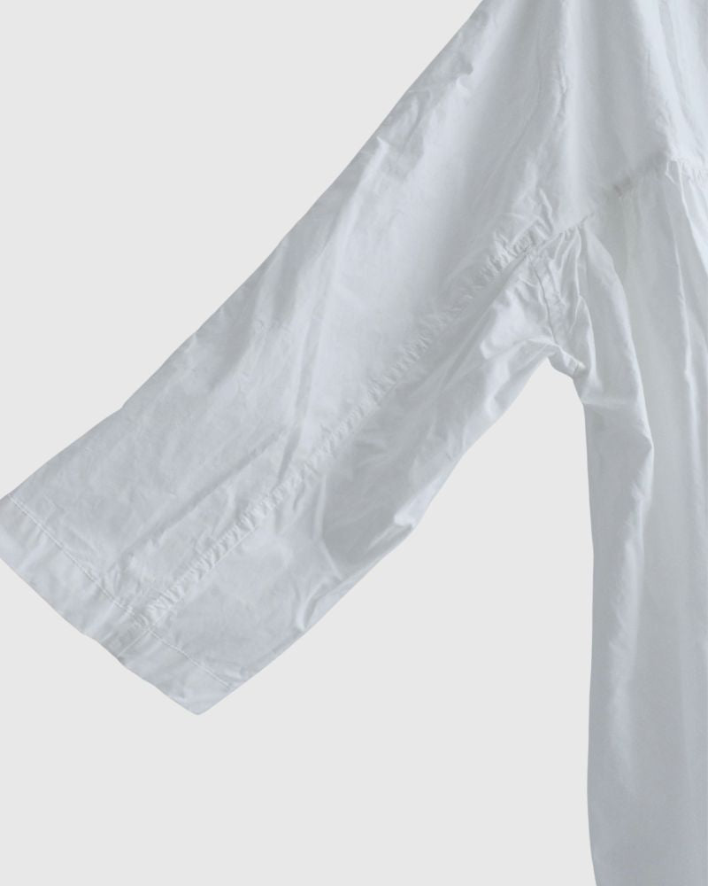 Gathered Blouse in White