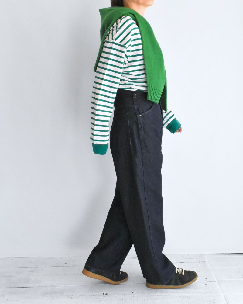 Loose Painter Denim Pants in OneWash