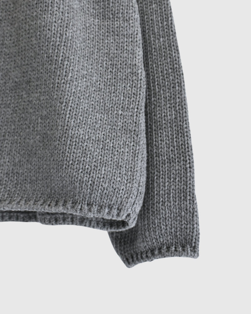 Raglan Pullover Knit in Gray