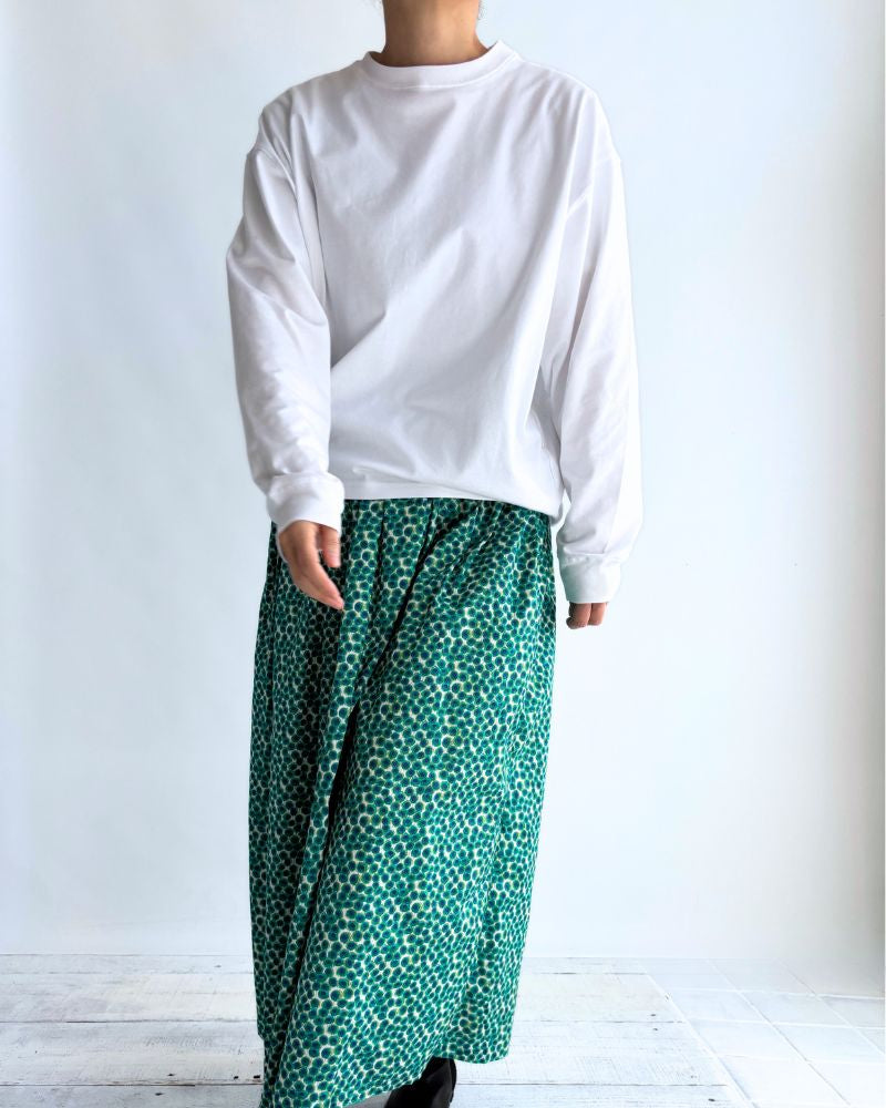 Tuck Cocoon T-shirt in White